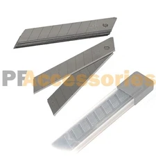 10x Snap Off 18mm 4" Cutter Retractable Utility Knife Replacement Blades Refill