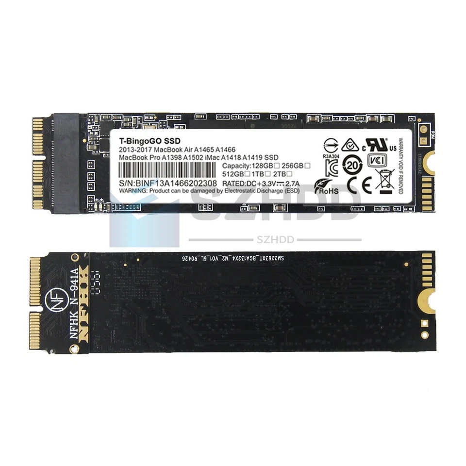 NEW 512GB SSD for 2013 2014 2015 MacBook Air A1465 A1466 MacBook Pro A1502 A1398 - Image 2 of 4