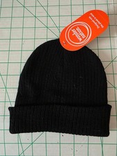 Wonder Nation Beanie Hat. Toddler. Over 24 Months. Black