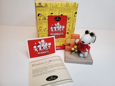 Hallmark Peanuts Gallery Joe Cool and Friends Snoopy Woodstock Figurine w/box