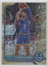 2021-22 Bowman U Gold Shimmer Refractor 14/50 Johnny Juzang #47 1d3a