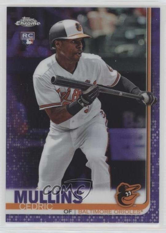 2019 Topps Chrome Purple Refractor 285/299 Cedric Mullins #52 nd3