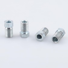 M10x1.0 Inverted Flare Brake Line Tube Nuts for 1/4in Tubing 20.2mm 4pc