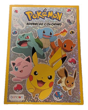 Pokemon Advanced Coloring Book 40 Pages Bendon Tear & Share Holographic Cover