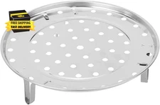 Steamer Rack, Stainless Steel Steaming Rack Stock Pot Steam Tray Canner Canning