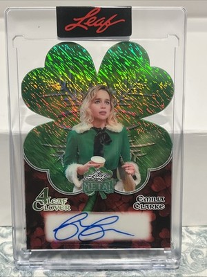 2026 Leaf Metal St Patrick s Day Emilia Clarke Die Cut Auto 1/1
