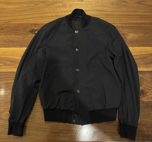 Ermenegildo Zegna Black Bomber Jacket IT 50 / US 40 – Made in Italy - product listing photo
