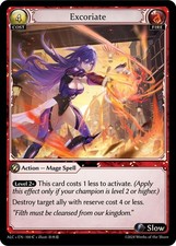 Normal - Excoriate - 100 - Alchemical Revolution - NM