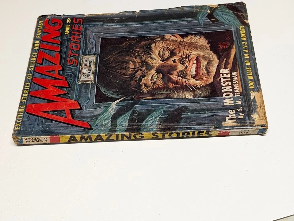 Amazing Stories April 1949 Vintage Science Fiction Pulp Magazine - Image 3 of 4