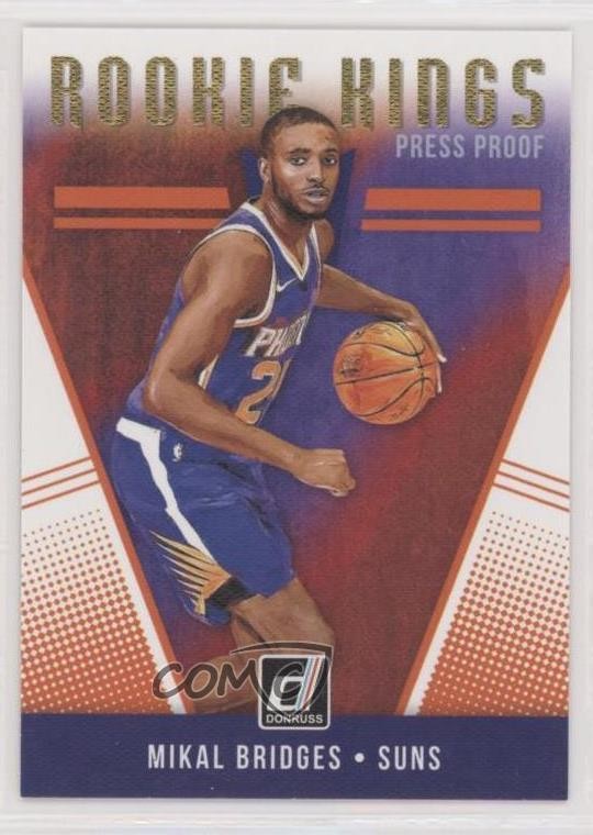 2018-19 Panini Donruss Rookie Kings Press Proof Mikal Bridges #15 RC 0c2