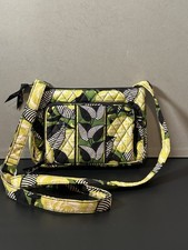 Vera Bradley Lime Green Vibrant Pattern Crossbody