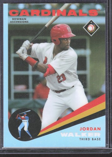 Jordan Walker #BA-19 2022 Bowman Chrome Ascensions card
