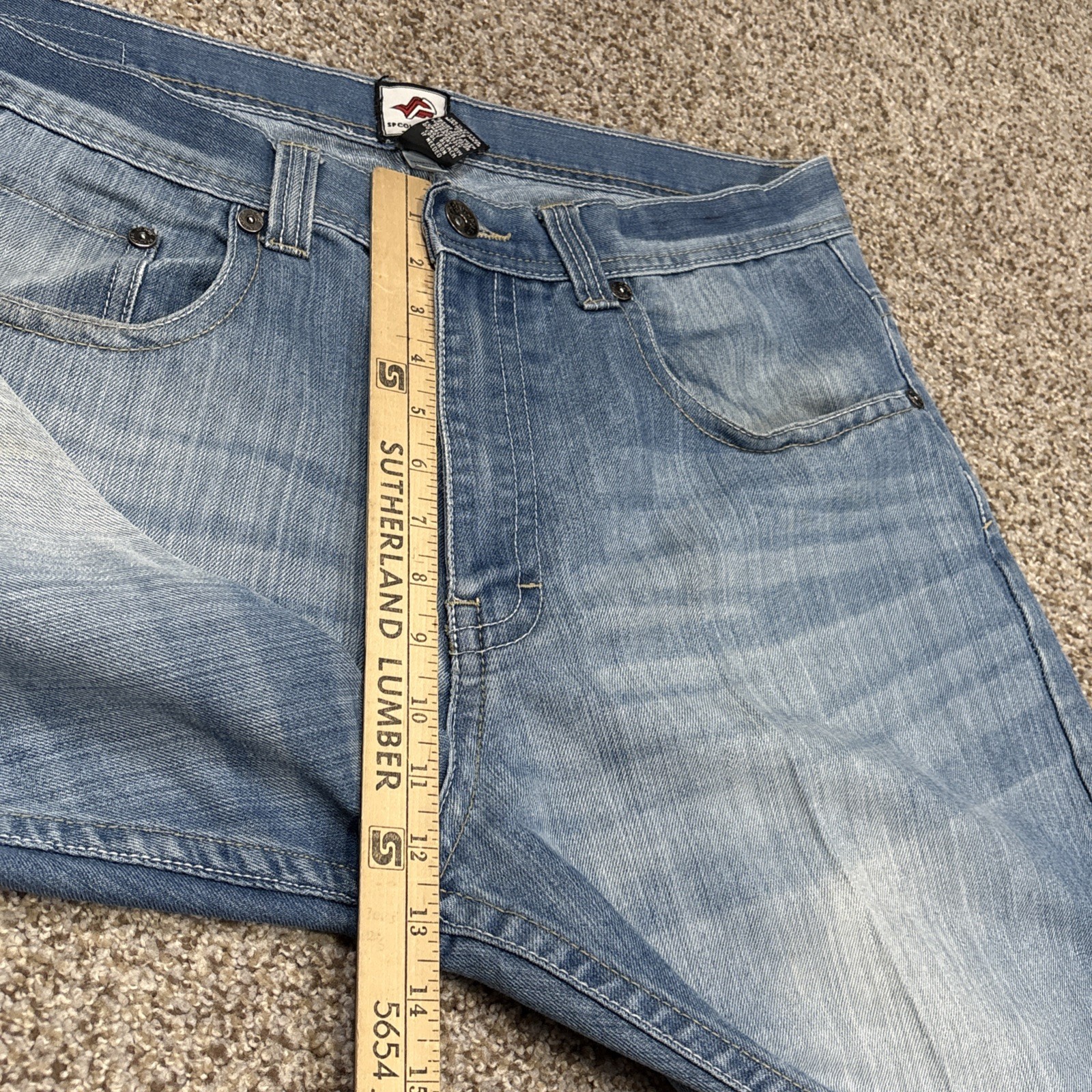 Vtg South Pole Jeans Mens 40 Fits 39 X 31 Hip Hop Skater Pants Sp Collection - View 7