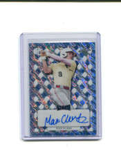 2022 Leaf Perfect Game Platinum Marble Proof Autographs Max Clark Auto 1/1