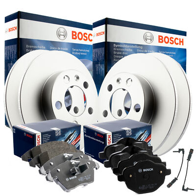 BOSCH 2x BREMSSCHEIBEN + BELÄGE + WK MERCEDES A-KLASSE VORN Ø276 HINTEN Ø258