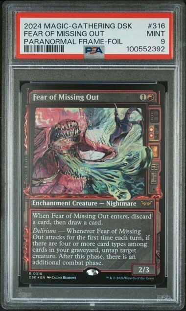 MTG Fear of Missing Out Showcase FOIL Duskmourn House of