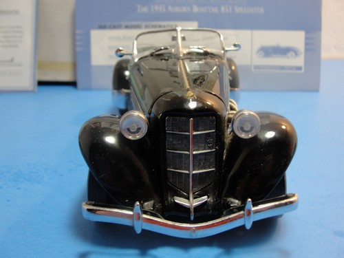 Franklin nuovi di zecca 1:24 modelli di precisione neri 1935 Auburn 851 Boattail Speedster - Foto 6 di 10