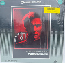 TIGHTROPE Laser Disc Clint Eastwood Extended Play