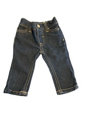 Y2K Rocawear Classic Baby Infant Denim Jeans Embroidered Back Pocket Size 0/3 M