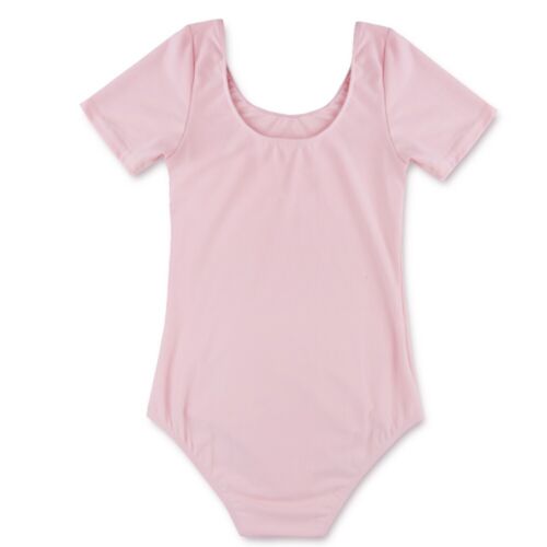 Kid Girl Leotard Ballet Dance Short Sleeves Tank Leotard Cami Gymnastic Bodysuit - Picture 23 of 88