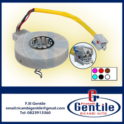 Torque Sensor Corner Steering Cable Yellow Connector Gray 6 Pin