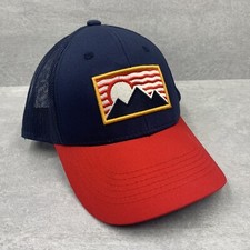 MOUNTAIN Sunrise Hat Baseball Ball Cap Adjustable SNAPBACK Mesh Back Embroidered