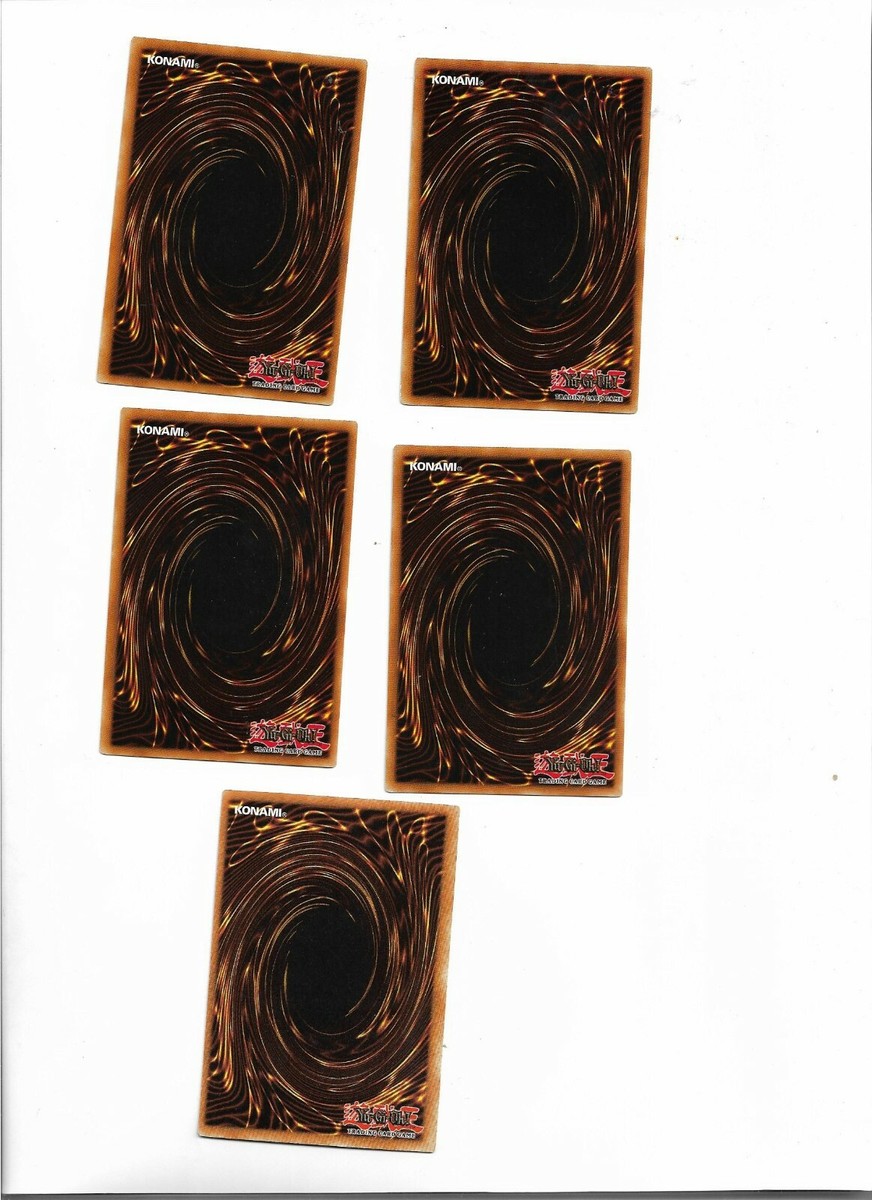 konami yugioh cards 1996 1996 YU-Gi-Oh Konami Trading Card Lot / 5 Magic Cards
