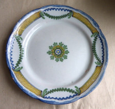 ASSIETTE EN FAÏENCE DE L'EST - WALY - MONTGARNY