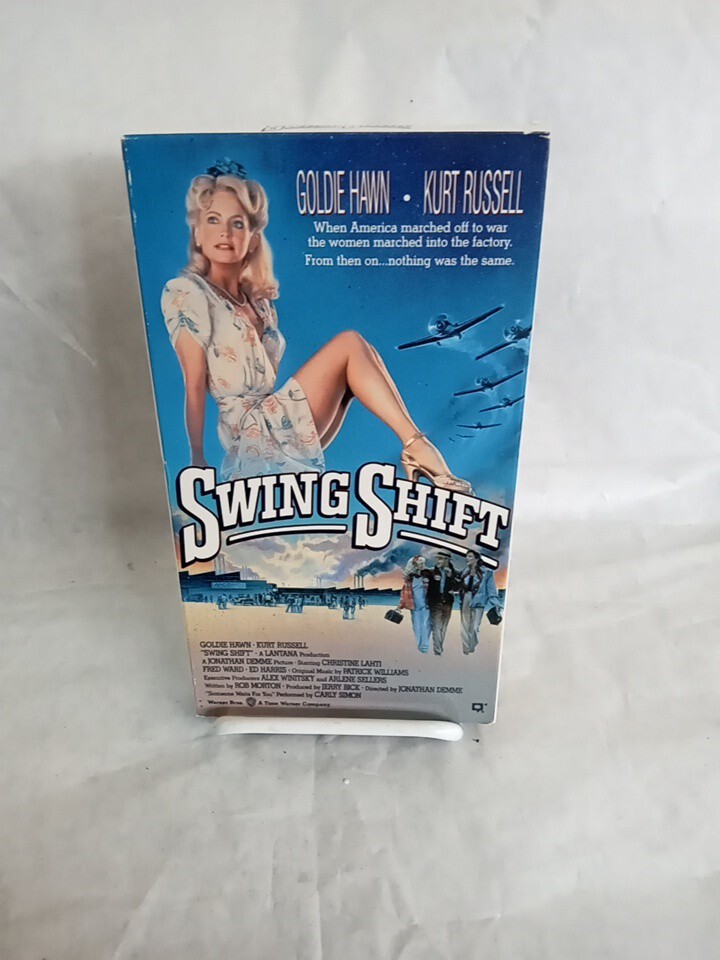 Swing Shift VHS 1990 Goldie Hawn Kurt Russell Christine Lahti Ed