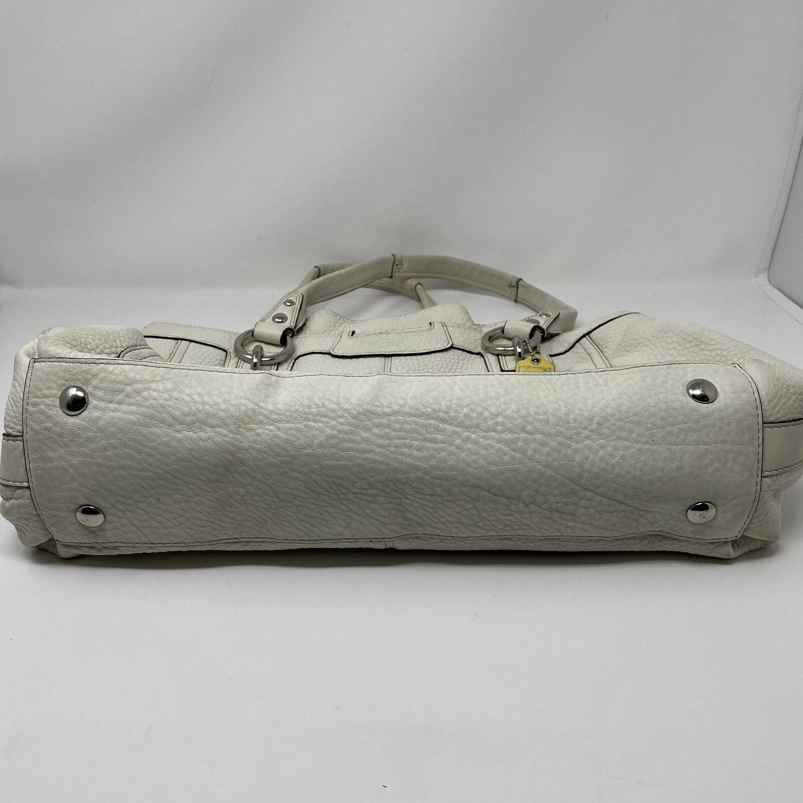 Coach F14682 Penelope borsa a tracolla in pelle di gesso con tasche