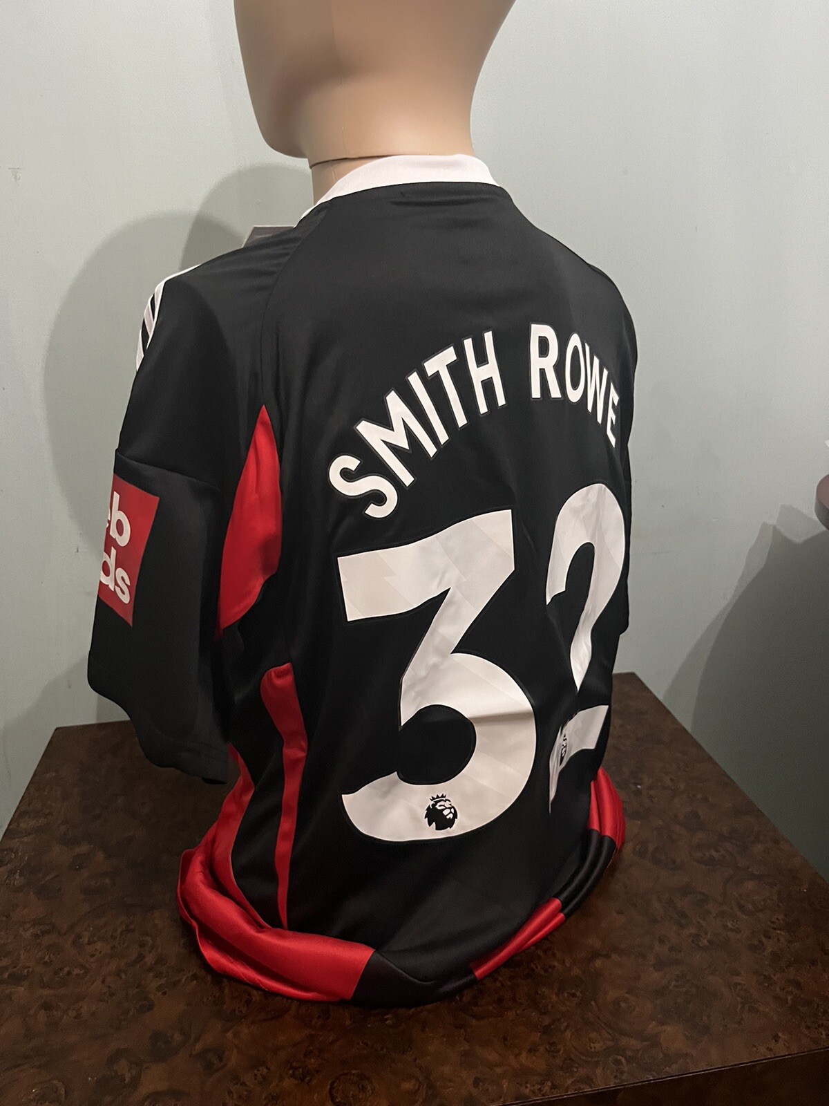 FILA Maglia Smith Rowe Fulham Away Stripes taglia US XL