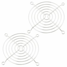 90mm Computer PC Case Fan Grill Protector Metal Finger Guard 2 Pcs