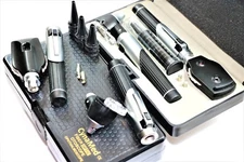 1 PREMIUM LED FIBER OPTIC Otoscope Ophthalmoscope Examination Diagnostic ENT SET