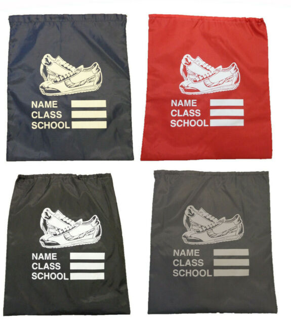 Childrens Drawstring School Gym Bags Ideal for P.E Kit / Pumps or Swimming Gear