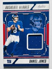 2024 Absolute Football Daniel Jones Absolute Heroes Jersey Mem /250 Giants