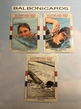 1991 IMPEL U.S OLYMPIC HALL OF FAME 3 Card Swimming Lot #2 NM+ Free Shipping