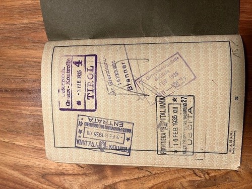 Reisepass Deutsches Reich 1935 - Bild 3 von 3