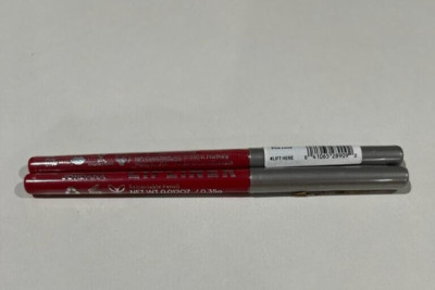 2 PIECE OF JORDANA DRAW THE LINE LIP LINER PENCIL #09 PINK LOVE 0.012 OZ SEALED