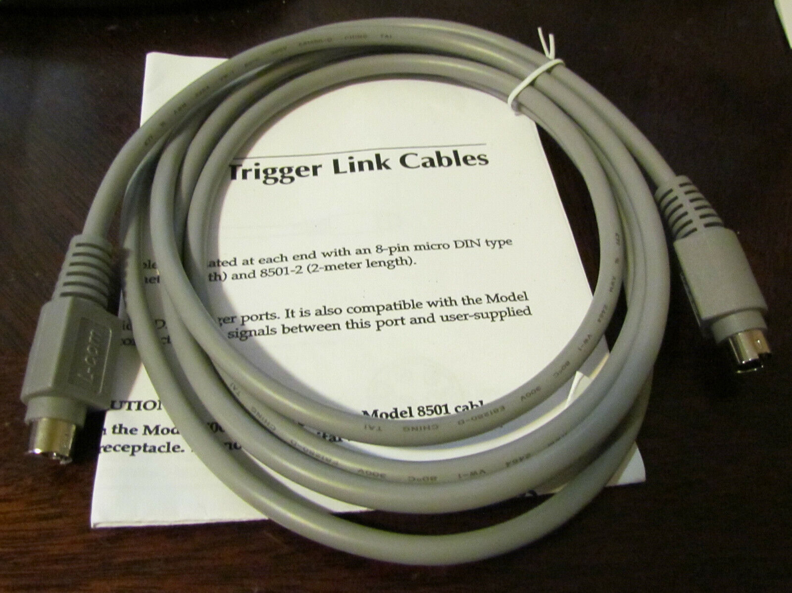 Keithley Model: 8501-2 オープニング 日本人気超絶の Trigger Link Cable. Old Stock. Fact New
