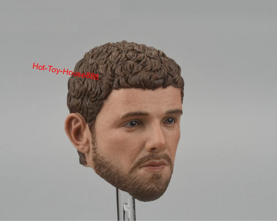 1/6 Male Head Sculpt Roman Soldier for 12" Figure Hot Toys Phicen Ganghood Body - Image 2 of 3