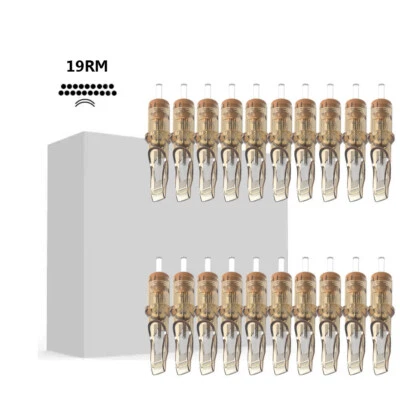CHUSE Tattoo Nadeln 19RM 20pcs Steril Einweg Nadel Cartridge Needles Round Magnum 0.35