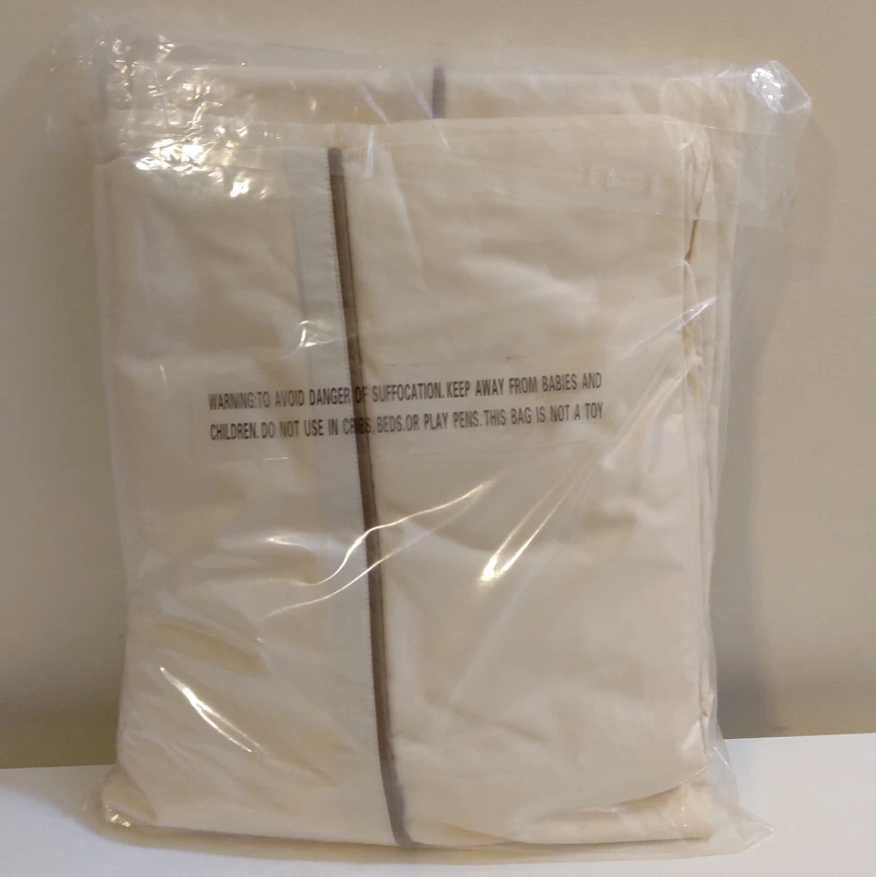 Comfort 100% Cotton Bedding Collection Cream, Taupe Satin Piping. - Image 3 of 4