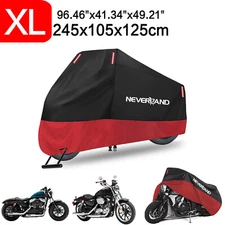 XL Motorcycle Cover Bike Waterproof Outdoor Rain Dust Protector For Honda Yamaha