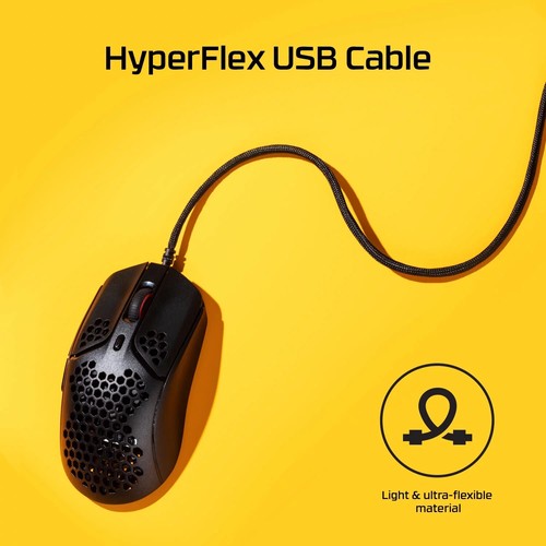 HyperX Pulsefire Haste – Gaming Mouse, Ultra-Lightweight, 59g, RGB, Programable - 第 7/11 張圖片