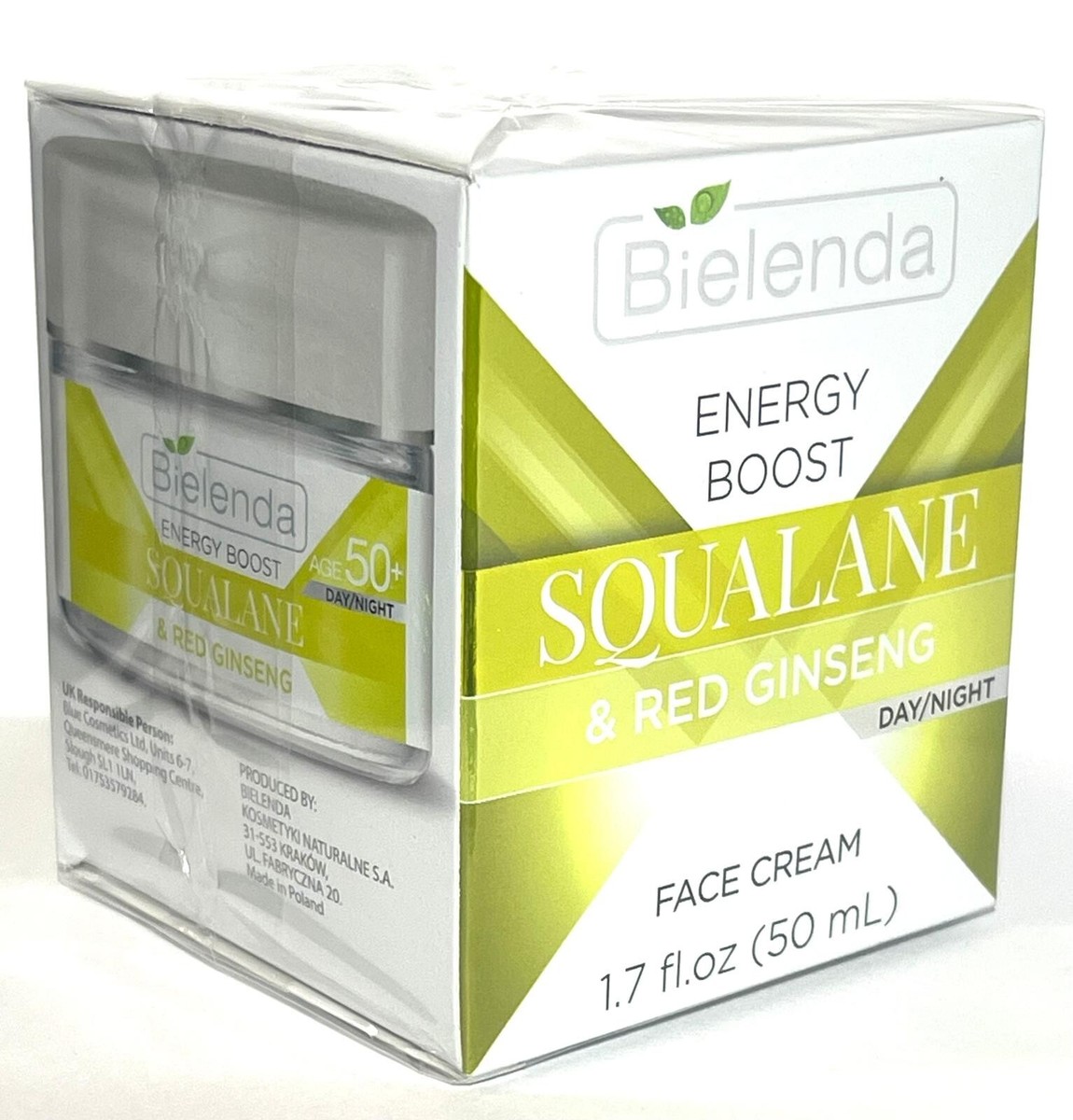 Bielenda Energy Boost Squalane & Red Ginseng Day/Night Cream