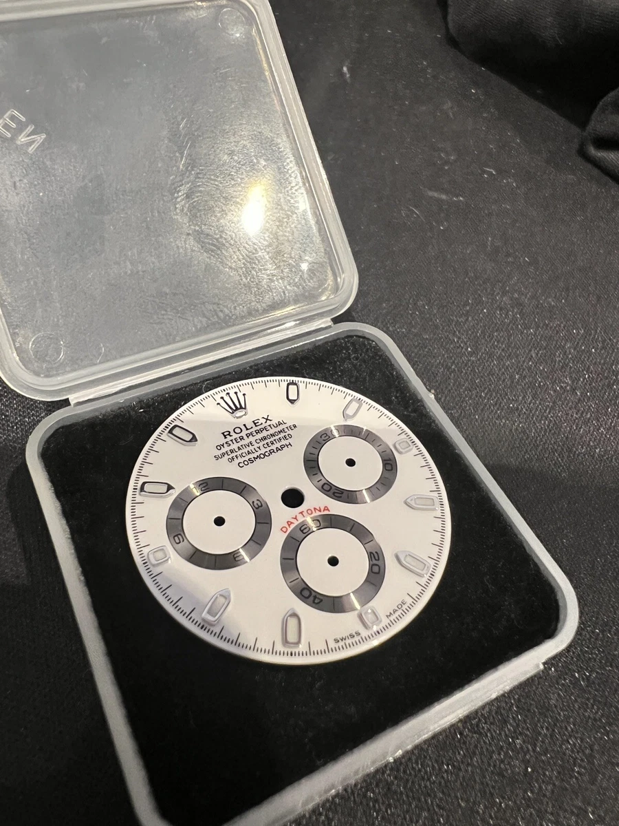 Rolex Daytona Ref 116520 White Black Aftermarket Dial 40mm For