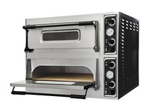 Pizzaofen Pizza-Ofen 8 Pizzen Ø 32 cm 2 Backkammern 66 x66 x 14 cm 400 V  NEU