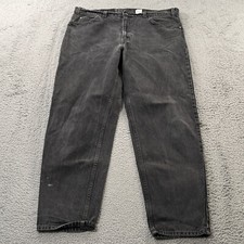 Vintage Levis 550 Jeans Men 40x32 90s Orange Tab Relaxed Fit Tapered Leg Black