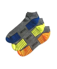 Top Flite Men's Low Cut Half Cushion Performance Socks 3 Pair Pack