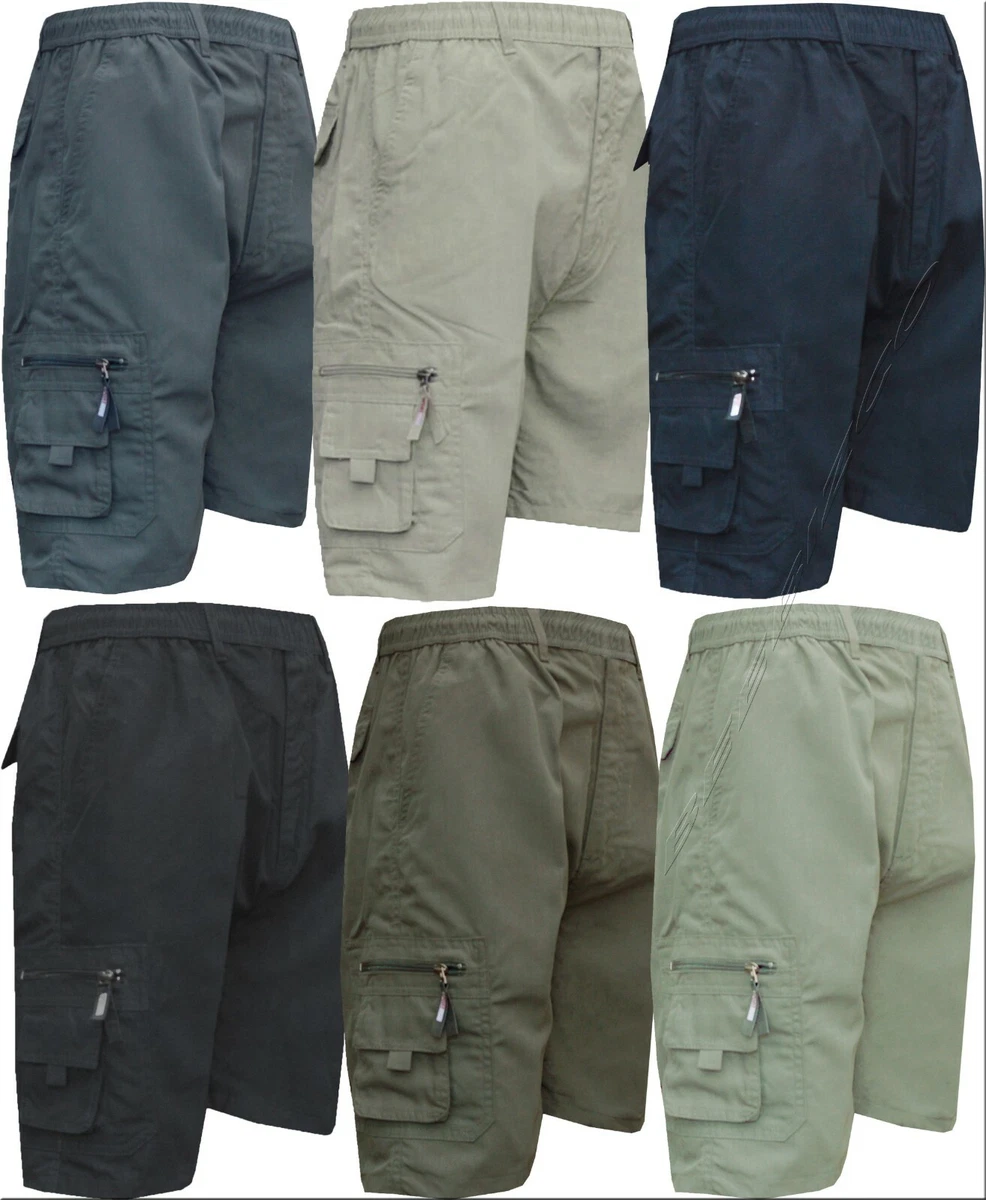 Full elastic hotsell waist cargo shorts
